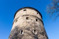 Winter view of fortress towers Royalty Free Stock Photo