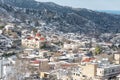Winter view of Kakopetria village. Nicosia District, Cyprus Royalty Free Stock Photo