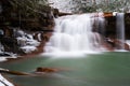 Winter View of Kennedy Falls - Monongahela National Forest - Appalachian Waterfall - Davis, West Virginia