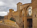 The walled city of Pitigliano, Italy Royalty Free Stock Photo