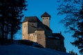 Winter View of The Mighty Fortress of Castle Rapottenstein