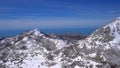 Winter view from Mount Lovcen