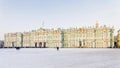 Winter view of the Palace Square in St. Petersburg, Russia