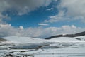 Winter view of Pantani di Accumoli in Lazio Royalty Free Stock Photo