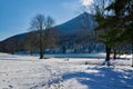 Winter View of Sharp Top Mountain Royalty Free Stock Photo