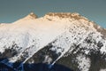 Winter view to Giewont in Tatra mountains in Zakopane,Poland Royalty Free Stock Photo