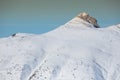 Winter view to Giewont in Tatra mountains in Zakopane,Poland Royalty Free Stock Photo