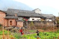 The winter views of countryside in China