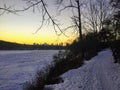Winter views of Edmonton along the north Saskatchewan river