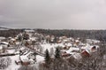 Winter villiage at bavaria Royalty Free Stock Photo