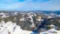 Winter Vista of Tanvaldsky Spicak Summit