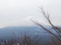 Winter at the volcano Fuji