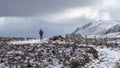 Winter walk in the Pentlands Royalty Free Stock Photo