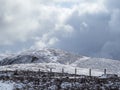 Winter walk in the Pentlands Royalty Free Stock Photo