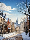 Winter Wanderings: Exploring a Snowy City with the Overwatch Tea