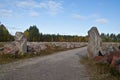 The Winter War Monument near Suomussalmi, Finland