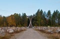 The Winter War Monument near Suomussalmi, Finland