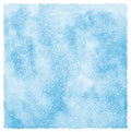 Winter watercolor painted background with falling snow Royalty Free Stock Photo