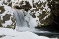 Winter waterfall Royalty Free Stock Photo