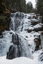 Winter waterfall