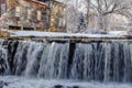 Winter Waterfall Along Otter Creek