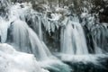 Winter waterfall