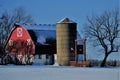 Winter Wisconsin barn