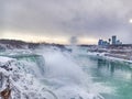 Winter wonderfall Niagara falls Royalty Free Stock Photo