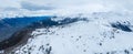 Winter Wonderland Aerial View of Verbier, Switzerland Amid Snowy Peaks