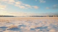 Winter Wonderland: A Breathtaking 8k 3d Scene Of Snow-covered Fields Royalty Free Stock Photo