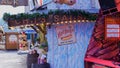 Winter wonderland Christmas fair in London Hyde Park - LONDON, ENGLAND - DECEMBER 11, 2019