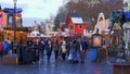 Winter wonderland Christmas fair in London Hyde Park - LONDON, ENGLAND - DECEMBER 11, 2019