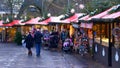 Winter wonderland Christmas fair in London Hyde Park - LONDON, ENGLAND - DECEMBER 11, 2019