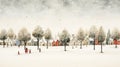 Winter Wonderland: A Digital Tour of a Snowy Landscape