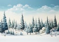 Winter Wonderland: A Puzzle of Snowy Trees, Animals, and Sparse