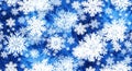 Winter Wonderland Snowflake Background Royalty Free Stock Photo