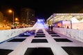 Winter World Christmas snow slide at Potsdamer Platz