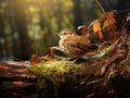 Winter Wren in Woodland Royalty Free Stock Photo