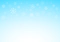 Winter xmas blue background with snowflakes, Christmas and snow concept, eps 10 illustrated Royalty Free Stock Photo