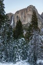 Winter in Yosemite Royalty Free Stock Photo