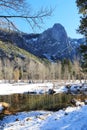 Winter in Yosemite National Park Royalty Free Stock Photo