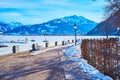 Winter in Zell am See, Austria Royalty Free Stock Photo