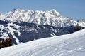 Winter in Zell am See ski resort, Austrian Alps