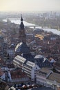 View over the rooftops of Heidelberg, Germany