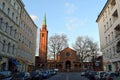 The church at the head of church street, Berlin, Germany