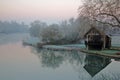 Winters Morning On River Thames Royalty Free Stock Photo