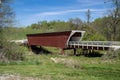 The beautiful Cedar Covered Bridge, part of the bridges of Madison County