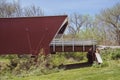 The beautiful Cedar Covered Bridge, part of the bridges of Madison County