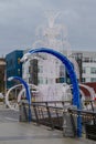 Wintertide Celebration Tree at Everett Waterfront Royalty Free Stock Photo