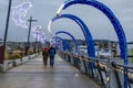 Wintertide Celebration Tree at Everett Waterfront Royalty Free Stock Photo